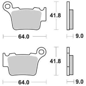PAIR OF BRAKE PADS 791RSI 791 RSI for KTM 65 SX 2023-2024 - Picture 1 of 3