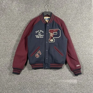 Giacca POLO RALPH LAUREN anni 90 'ALL STARS NEW YORK' MISTO LANA Letterman Varsity - Foto 1 di 10