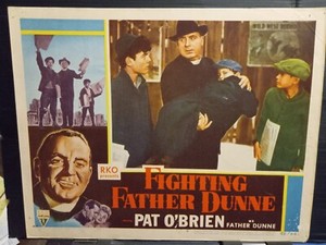 Lobby Card 1948 FIGHTING FATHER DUNNE priest Pat O'Brien delinquent boys
