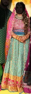 Haris Shakeel Bridal Mehendi Lehenga - Picture 1 of 12