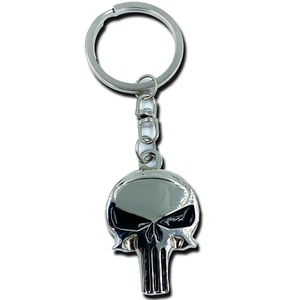 Skull Keychain Police Military Marines Army with keyring SK-033 - Picture 1 of 1