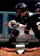 2007 Tucson Sidewinders Multi-Ad 18 Matt Morgan Visalia California Baseball Card