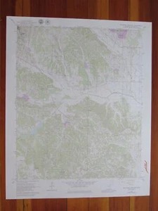 Southeast Pontotoc Mississippi 1979 original vintage mapa de ratón del USGS - Imagen 1 de 1