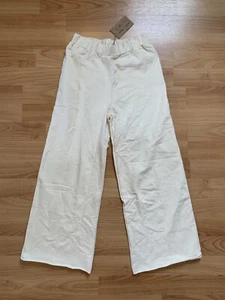Pantalón polar de pierna ancha The Simple Folk sin teñir talla US 4/UK 8 - Imagen 1 de 9