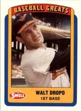 1990 SWELL BASEBALL GREATS - #57 WALT DROPO - ORIOLES -