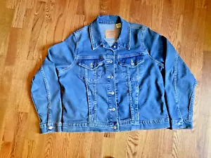 Levi Strauss Signature Classic Blue Jeans Jeansjacke Damen Gr. Large Neu - Bild 1 von 4