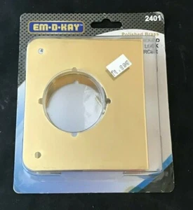 EM.D.KAY Rinforzo avvolgente per porta e serratura in ottone lucido - Foto 1 di 1