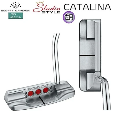 NEW LEFTY Scotty Cameron Studio STYLE CATALINA 2025 US Model Putter 34 in HC LH - Image 1 of 4