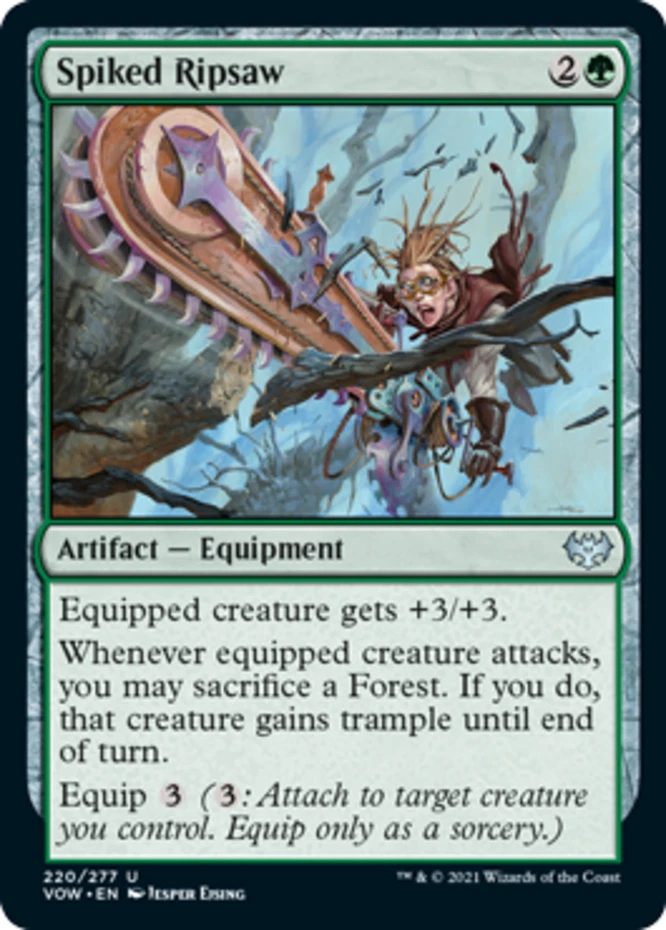 x1 Spiked Ripsaw - Innistrad: Crimson Vow - NM - MTG - Image 1 of 1