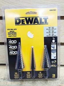 DEWALT Set di punte per trapano a gradini, da 1/8 pollici a 7/8 pollici - DWA17SET - Foto 1 di 9