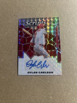 2021 Panini Mosaic - Scripts Dylan Carlson #SCR-DC (AU, RC) - Image 1 of 2