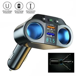 Dual USB Car Charge Cigare socket Lighter Fast Car Best~ Adapter Power N7C7 N4D0 - Picture 1 of 8