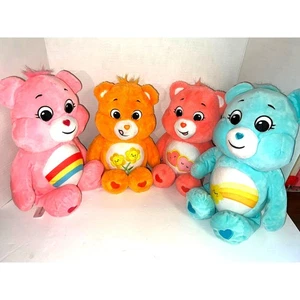 Carebears Plush Lot Cheer Bear Love A lot Wish Friend Stuffed Animals Set - Picture 1 of 5