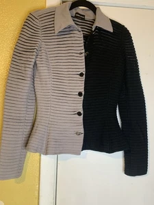 Giorgio Armani 95% Cashmere & 5 % Polyester Women’s Sweater Panels Style Small - Picture 1 of 7
