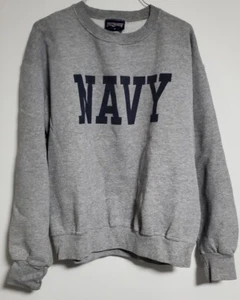 Vintage Jansport Navy Gr. Medium Pullover Grau Pulli - Bild 1 von 4
