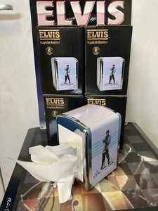 Elvis Presley Official Napkin Holders (Pack Of 4) Saving £6.80 On Single Price - Imagen 1 de 8