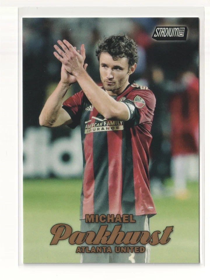 2017 Stadium Club MLS Gold #90 Michael Parkhurst - Flat S/H - Image 1 of 1