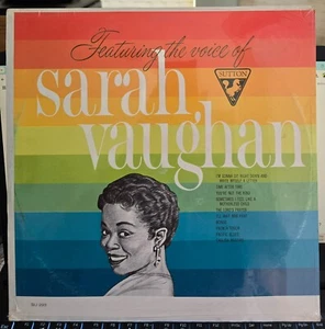 Featuring The Voice of - SARAH VAUGHAN - Sutton (SSU-293) - Vinyl - Record - Foto 1 di 1