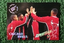Chicago Bulls 1994-95 Topps Stadium Club Super Team #4 Unredeemed Insert (NM)