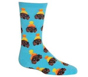 Hot Sox Kids Winter Dogs(M/L) Socks, Sky Blue, 1 Pair - Picture 1 of 1