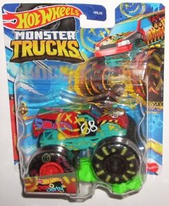 New 2023 Monster Trucks Truck Live Derby Demo Derby 68 Red Blue Black Yellow MOC