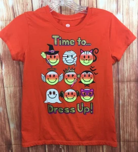 Girls Emoji Halloween T-shirt XL Costume  - Picture 1 of 5