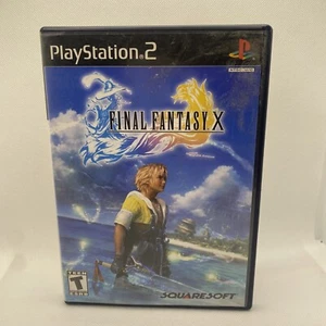 Final Fantasy X - (PS2, 2001) CIB w/Reg Card Black Label Complete Tested - Picture 1 of 4