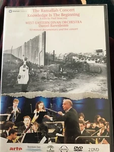 The Ramallah concert knowledge is the beginning.2 dvds Daniel Barenboim. Region - Picture 1 of 1