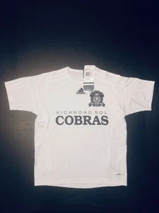 Adidas "Richmond Sol Cobras" NEU ClimaLite Trikot weiß Fußball Jungen Jugend SMALL - Bild 1 von 9