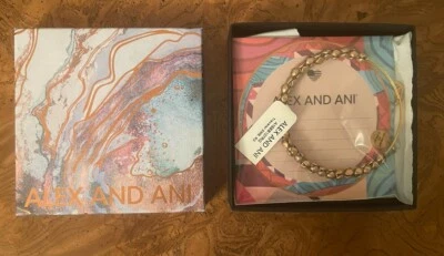 NUEVO EN CAJA Pulsera Ajustable Oro Rafaeliano Alex and Ani "TRAVELER BEAD" con Etiqueta Foto 1 de 4