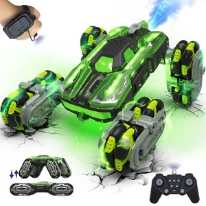 LECPOP 8WD Remote Control Car, 2.4GHz Gesture Sensing RC Stunt Car Double-Sid - Picture 1 of 5