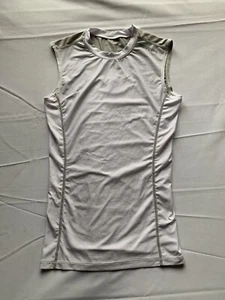 Devops Boys White Sleeveless Tank top size S - Picture 1 of 7