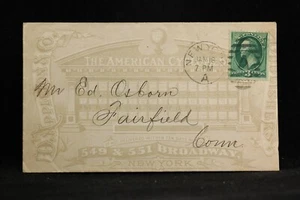 New York: New York City 1880 (um) Allover Encyclopedia Co Werbecover - Bild 1 von 2