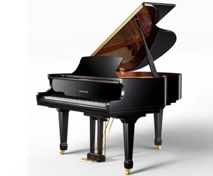 P9 Ebony Polish Pearl River Baby Grand Piano w/ Bench - ASSEMBLED & DELIVERED - Picture 1 of 1