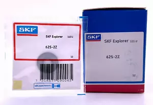 SKF 625 ZZ DEEP GROOVE BALL BEARING, METAL SHIELDED 5x16x5 mm - Foto 1 di 3