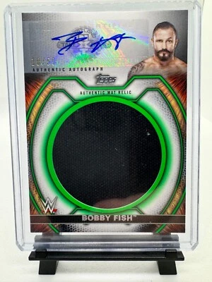 2021 Topps WWE Undisputed - Superstar Mat Relic Autographs Bobby Fish #M-BF /50 - Image 1 of 4