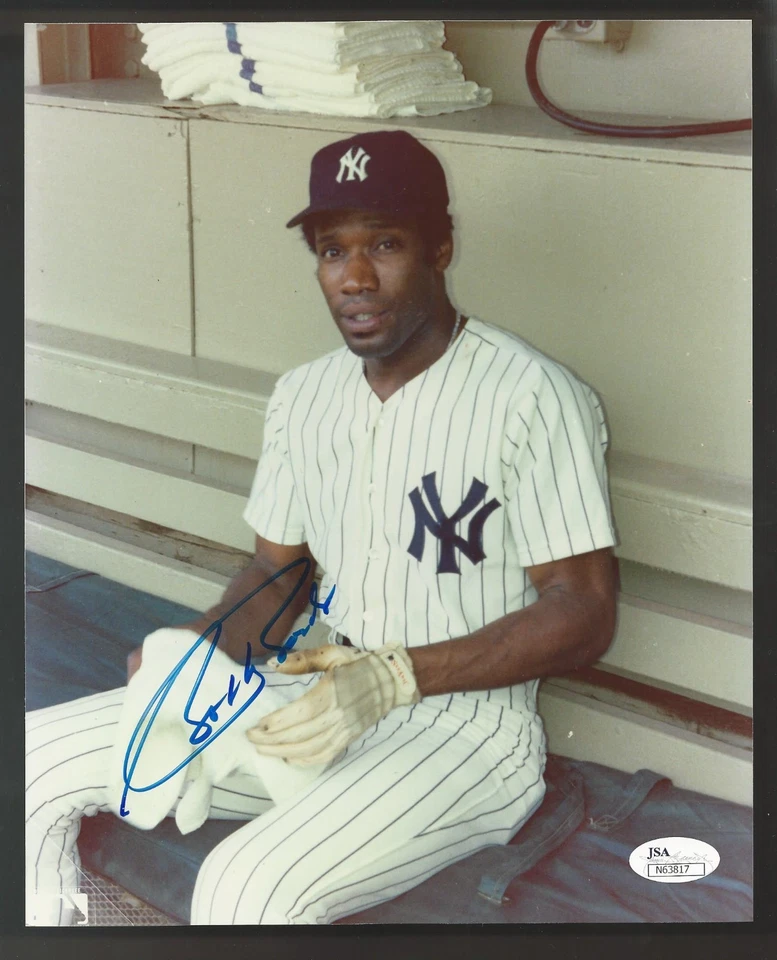 Foto autografiada firmada por Bobby Bonds New York Yankees 8x10 certificada por la JSA Foto 1 de 1