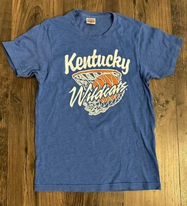 Kentucky Wildcats vintage womens t-shirt homage Made In USA Blue Size Small - Picture 1 of 6