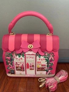 Vendula London Ribbons bows haberdashery grace bag heavy big 30*14*24.5cm - Picture 1 of 3