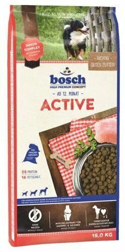 bosch High Premium Concept ACTIVE Trockenfutter für Ausgewachsene Hunde - 15kg
