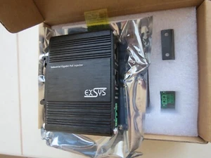 EX-60310 Industrial PoE+ Gigabit Injector 60W,40°C to +80°C - Picture 1 of 5
