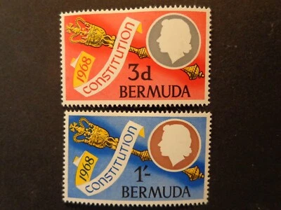 BERMUDA - Sc# 222 y 223 - 1968 - MLH - EN MUY BUEN ESTADO Foto 1 de 3