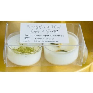 PH Design Organics Aromatherapy Candles Set Natural Scents 0.5 oz - Picture 1 of 6