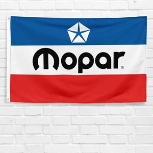 For Mopar 3x5 ft Flag Racing Garage Wall Decor Man Cave Banner - Picture 1 of 12