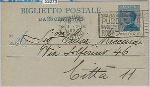 53273 - KÖNIGREICH - GANZE POST mit MECHANISCHER ANNULLIERUNG: WERBEFLÄCHE 1923 - Bild 1 von 1