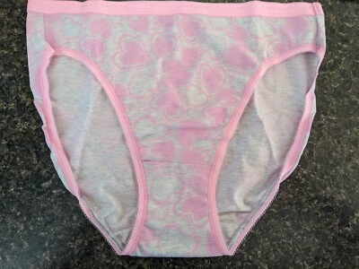 Vintage 09 Victoria's Secret pink High Leg Rise Brief Panties Signature Band Y2K - Image 1 of 4