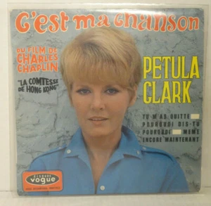 PETULA CLARK C'est ma chanson 7"EP Single Vogue 1967 France Charly Chaplin Movie - Bild 1 von 4