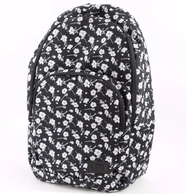 Mochila para computadora portátil Vans Off The Wall escolar grafito floral 2 bolsillos nueva con etiquetas Foto 1 de 2