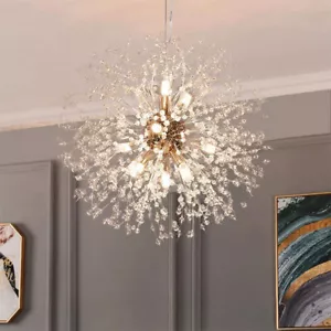 Firework 8-Bulb Crystal Chandeliers Dandelion Chandelier Light Pendant Modern AU - Picture 1 of 16