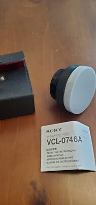 SONY VCL-0746A Wide Conversion Lens - Image 1 of 4